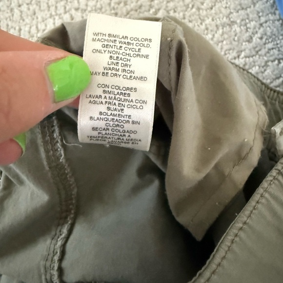 Chico's Capri Pants Women's Size 0 Olive Green Stretch Fit Casual Fall - Picture 8 of 8